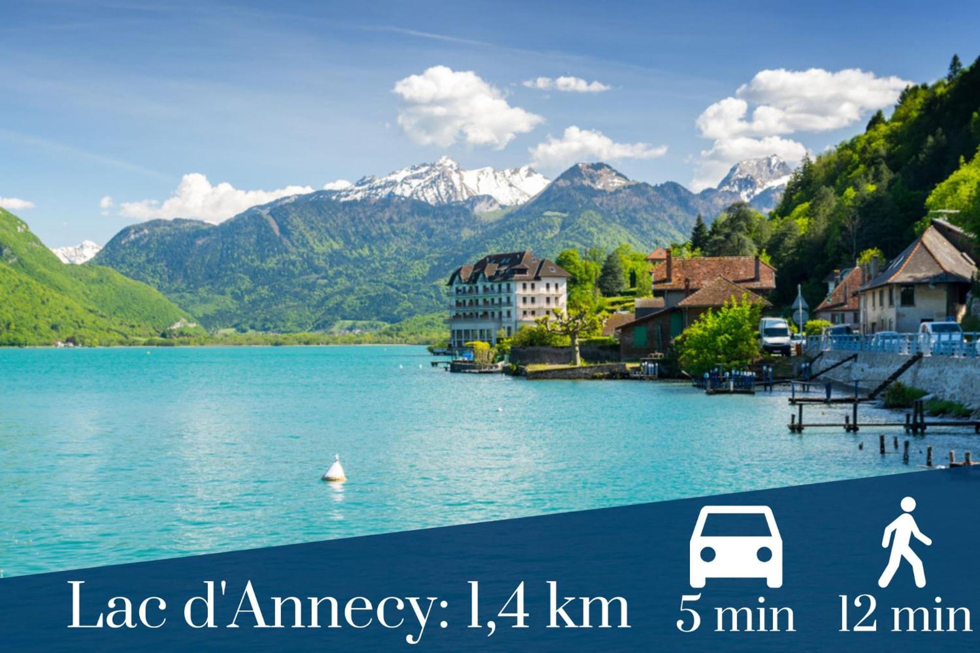 Homey Tidy - New / Proche Centre Annecy / Parking Gratuit / Logement Entierement Equipe Buitenkant foto