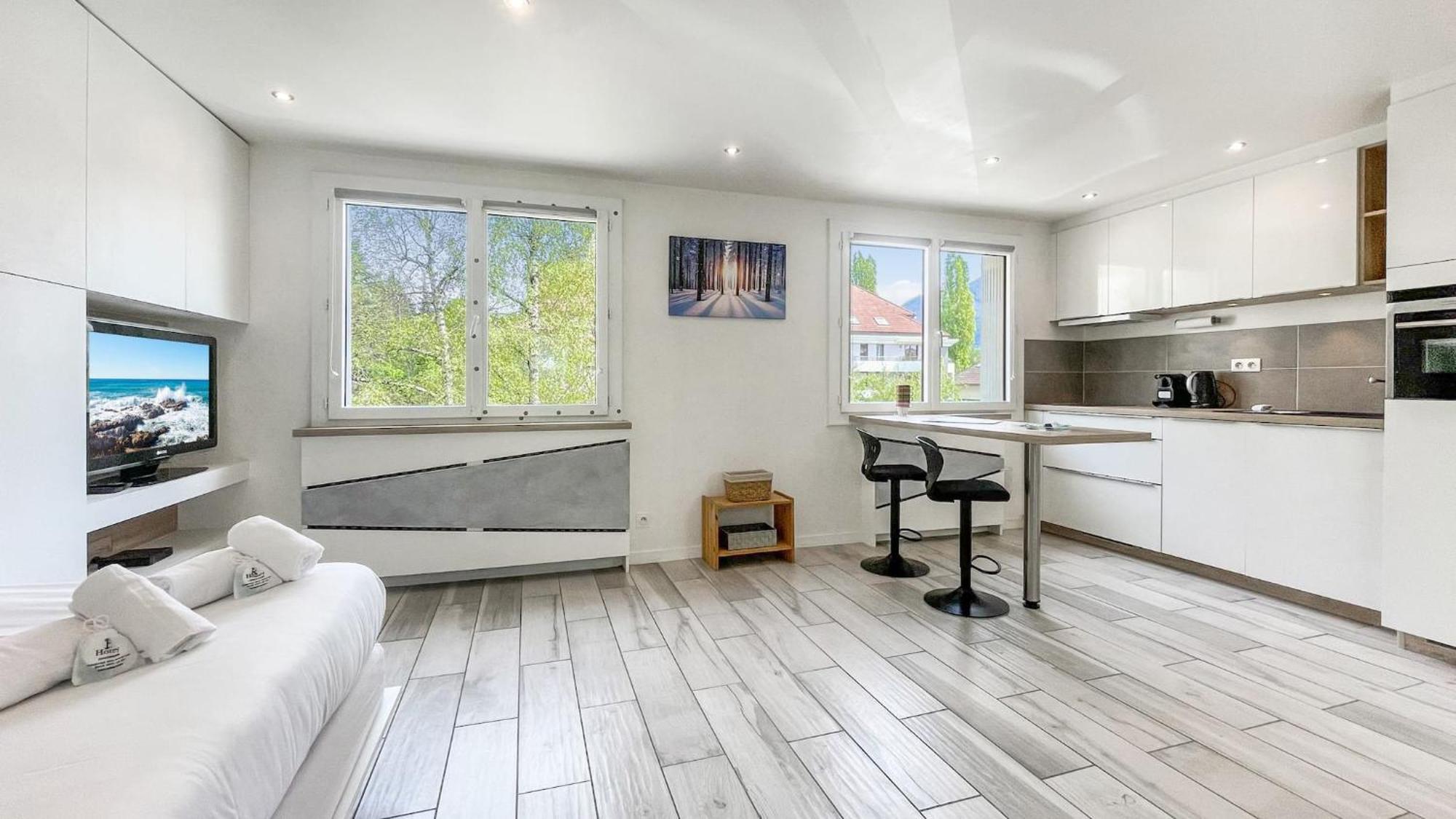Homey Tidy - New / Proche Centre Annecy / Parking Gratuit / Logement Entierement Equipe Buitenkant foto
